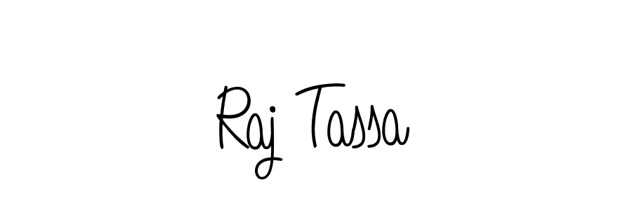 Raj Tassa stylish signature style. Best Handwritten Sign (Angelique-Rose-font-FFP) for my name. Handwritten Signature Collection Ideas for my name Raj Tassa. Raj Tassa signature style 5 images and pictures png