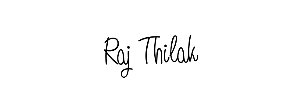 Design your own signature with our free online signature maker. With this signature software, you can create a handwritten (Angelique-Rose-font-FFP) signature for name Raj Thilak. Raj Thilak signature style 5 images and pictures png