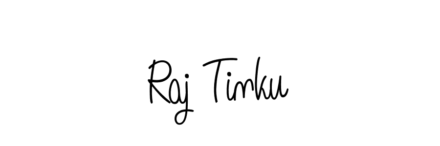 How to Draw Raj Tinku signature style? Angelique-Rose-font-FFP is a latest design signature styles for name Raj Tinku. Raj Tinku signature style 5 images and pictures png