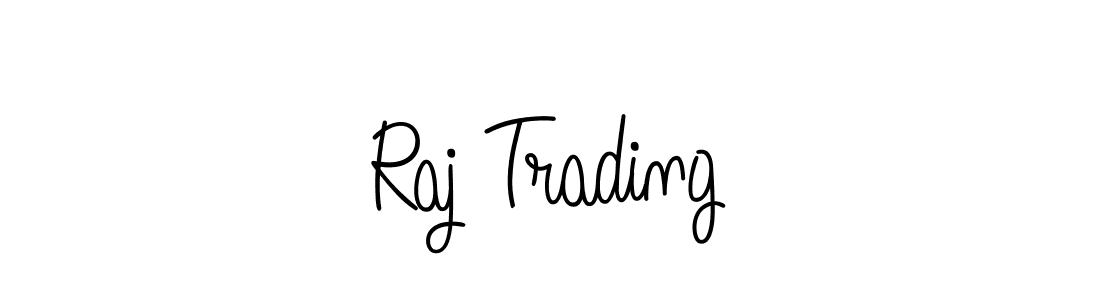 Design your own signature with our free online signature maker. With this signature software, you can create a handwritten (Angelique-Rose-font-FFP) signature for name Raj Trading. Raj Trading signature style 5 images and pictures png