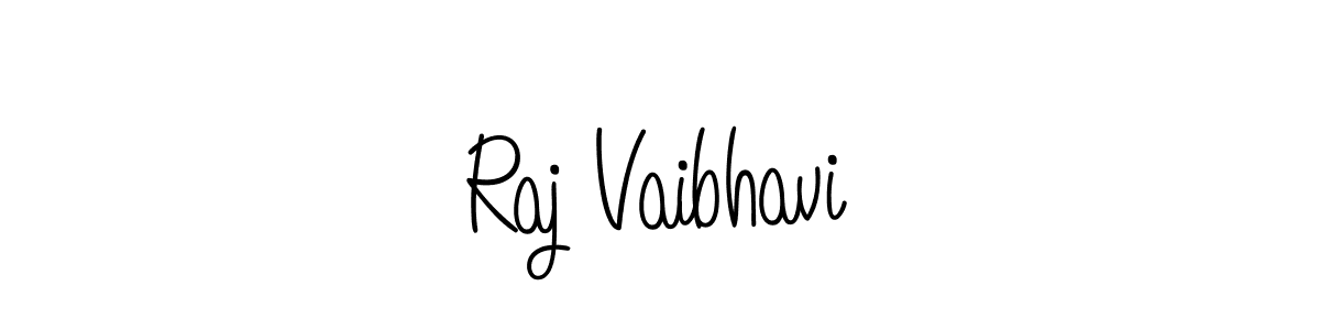 How to Draw Raj Vaibhavi signature style? Angelique-Rose-font-FFP is a latest design signature styles for name Raj Vaibhavi. Raj Vaibhavi signature style 5 images and pictures png