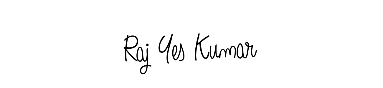 Raj Yes Kumar stylish signature style. Best Handwritten Sign (Angelique-Rose-font-FFP) for my name. Handwritten Signature Collection Ideas for my name Raj Yes Kumar. Raj Yes Kumar signature style 5 images and pictures png