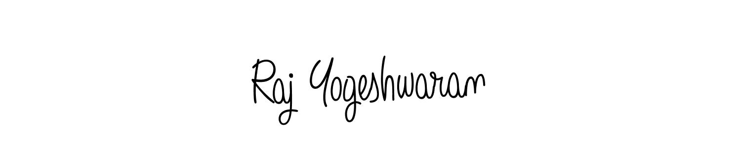 How to Draw Raj Yogeshwaran signature style? Angelique-Rose-font-FFP is a latest design signature styles for name Raj Yogeshwaran. Raj Yogeshwaran signature style 5 images and pictures png