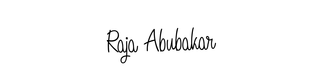 It looks lik you need a new signature style for name Raja Abubakar. Design unique handwritten (Angelique-Rose-font-FFP) signature with our free signature maker in just a few clicks. Raja Abubakar signature style 5 images and pictures png