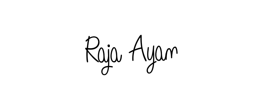 The best way (Angelique-Rose-font-FFP) to make a short signature is to pick only two or three words in your name. The name Raja Ayan include a total of six letters. For converting this name. Raja Ayan signature style 5 images and pictures png