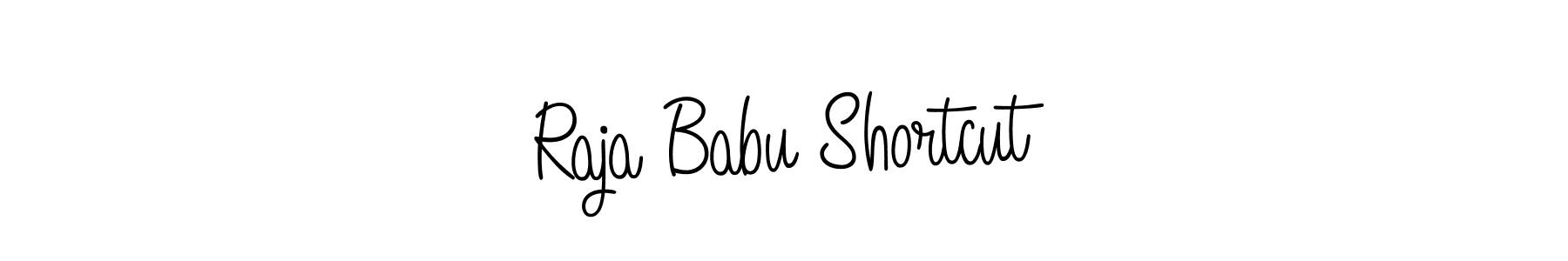 How to make Raja Babu Shortcut signature? Angelique-Rose-font-FFP is a professional autograph style. Create handwritten signature for Raja Babu Shortcut name. Raja Babu Shortcut signature style 5 images and pictures png