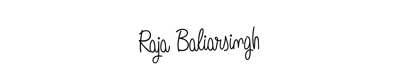 Make a beautiful signature design for name Raja Baliarsingh. With this signature (Angelique-Rose-font-FFP) style, you can create a handwritten signature for free. Raja Baliarsingh signature style 5 images and pictures png