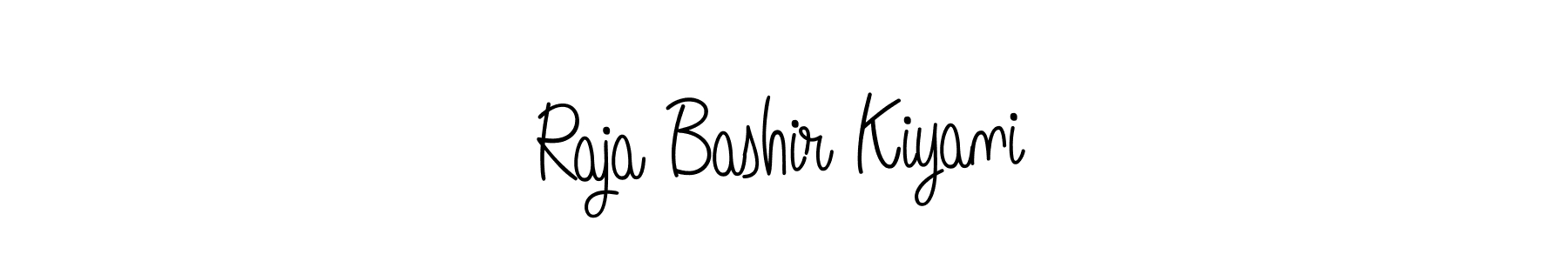 Also we have Raja Bashir Kiyani name is the best signature style. Create professional handwritten signature collection using Angelique-Rose-font-FFP autograph style. Raja Bashir Kiyani signature style 5 images and pictures png