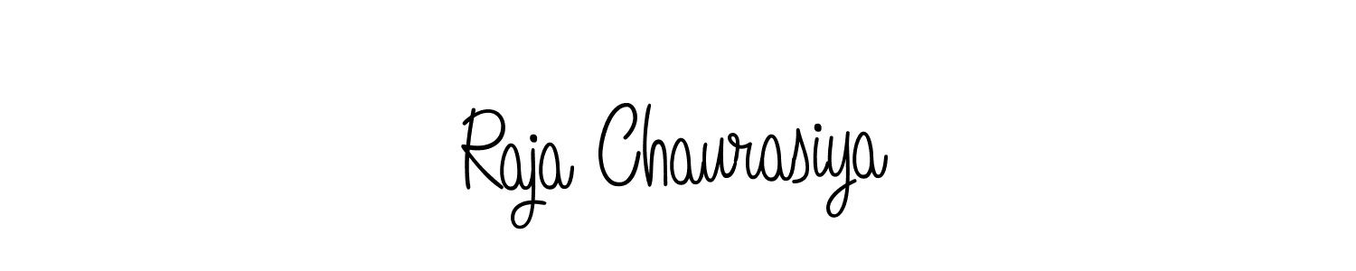 Design your own signature with our free online signature maker. With this signature software, you can create a handwritten (Angelique-Rose-font-FFP) signature for name Raja Chaurasiya. Raja Chaurasiya signature style 5 images and pictures png