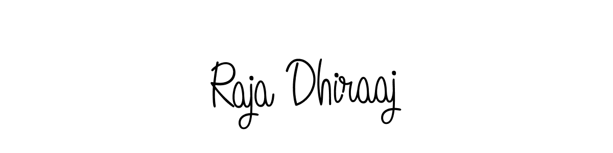 Create a beautiful signature design for name Raja Dhiraaj. With this signature (Angelique-Rose-font-FFP) fonts, you can make a handwritten signature for free. Raja Dhiraaj signature style 5 images and pictures png
