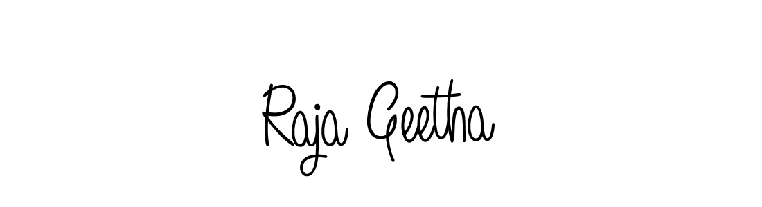 Check out images of Autograph of Raja Geetha name. Actor Raja Geetha Signature Style. Angelique-Rose-font-FFP is a professional sign style online. Raja Geetha signature style 5 images and pictures png