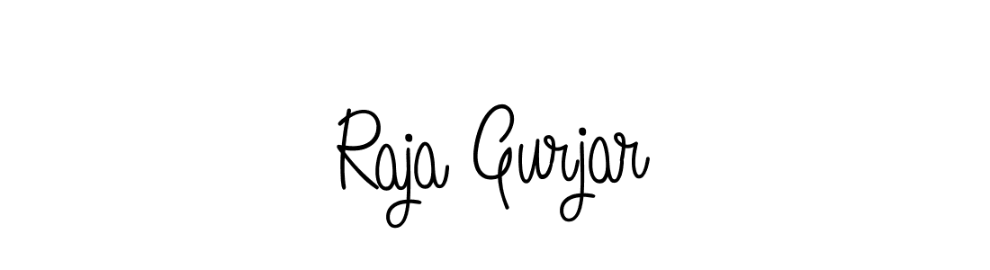 How to Draw Raja Gurjar signature style? Angelique-Rose-font-FFP is a latest design signature styles for name Raja Gurjar. Raja Gurjar signature style 5 images and pictures png