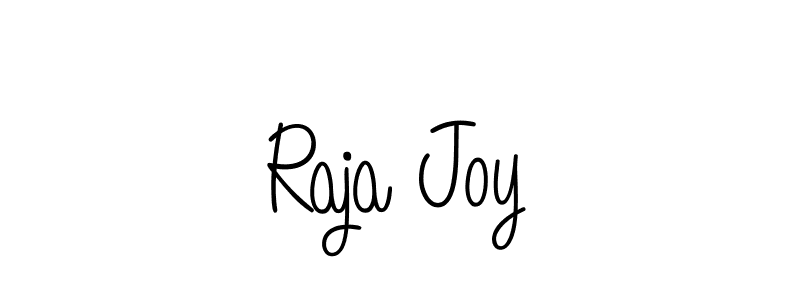 if you are searching for the best signature style for your name Raja Joy. so please give up your signature search. here we have designed multiple signature styles  using Angelique-Rose-font-FFP. Raja Joy signature style 5 images and pictures png