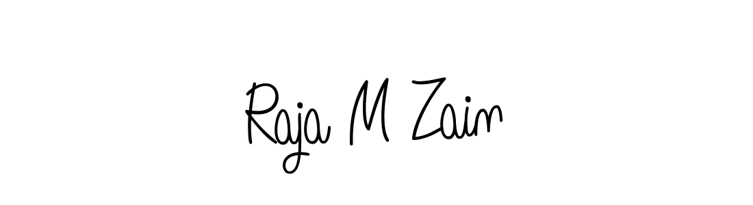 Also You can easily find your signature by using the search form. We will create Raja M Zain name handwritten signature images for you free of cost using Angelique-Rose-font-FFP sign style. Raja M Zain signature style 5 images and pictures png