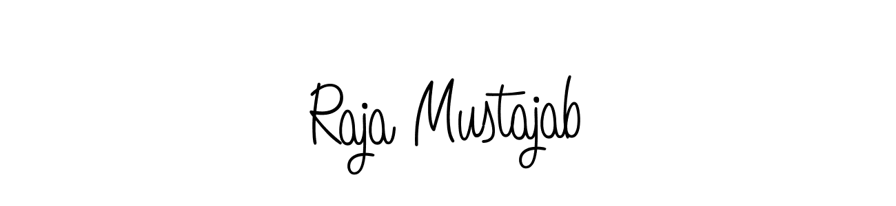 Angelique-Rose-font-FFP is a professional signature style that is perfect for those who want to add a touch of class to their signature. It is also a great choice for those who want to make their signature more unique. Get Raja Mustajab name to fancy signature for free. Raja Mustajab signature style 5 images and pictures png