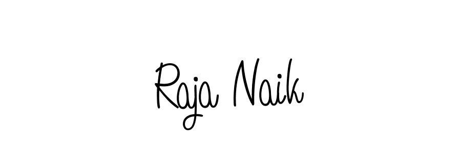 Raja Naik stylish signature style. Best Handwritten Sign (Angelique-Rose-font-FFP) for my name. Handwritten Signature Collection Ideas for my name Raja Naik. Raja Naik signature style 5 images and pictures png
