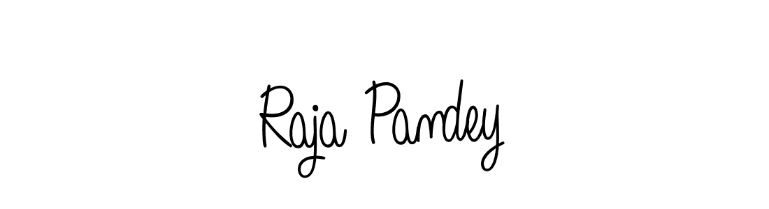 Design your own signature with our free online signature maker. With this signature software, you can create a handwritten (Angelique-Rose-font-FFP) signature for name Raja Pandey. Raja Pandey signature style 5 images and pictures png