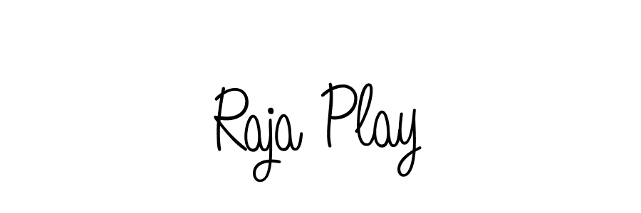 if you are searching for the best signature style for your name Raja Play. so please give up your signature search. here we have designed multiple signature styles  using Angelique-Rose-font-FFP. Raja Play signature style 5 images and pictures png