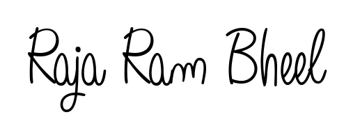 The best way (Angelique-Rose-font-FFP) to make a short signature is to pick only two or three words in your name. For converting this name Raja Ram Bheel. Raja Ram Bheel signature style 5 images and pictures png