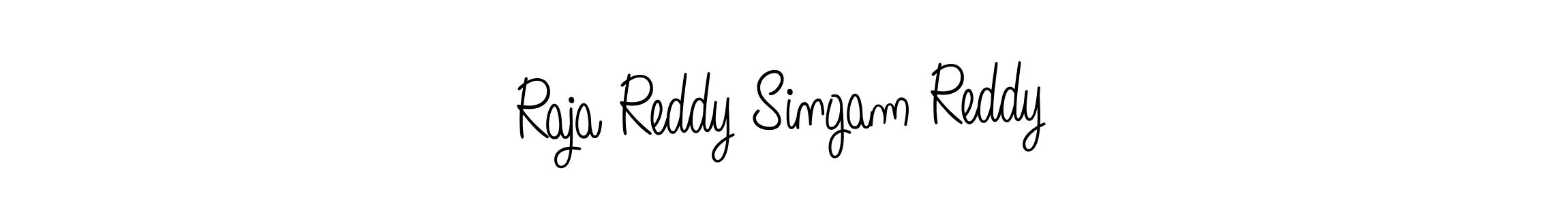 Design your own signature with our free online signature maker. With this signature software, you can create a handwritten (Angelique-Rose-font-FFP) signature for name Raja Reddy Singam Reddy. Raja Reddy Singam Reddy signature style 5 images and pictures png