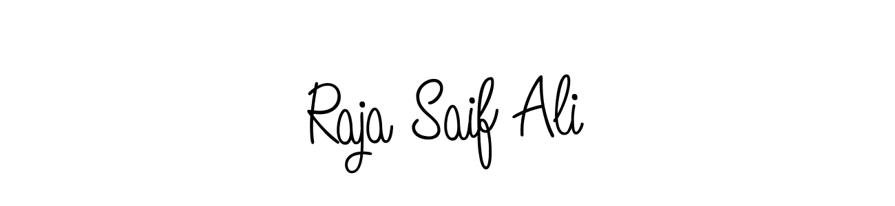 Also we have Raja Saif Ali name is the best signature style. Create professional handwritten signature collection using Angelique-Rose-font-FFP autograph style. Raja Saif Ali signature style 5 images and pictures png