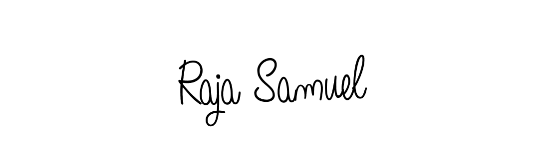 How to make Raja Samuel signature? Angelique-Rose-font-FFP is a professional autograph style. Create handwritten signature for Raja Samuel name. Raja Samuel signature style 5 images and pictures png