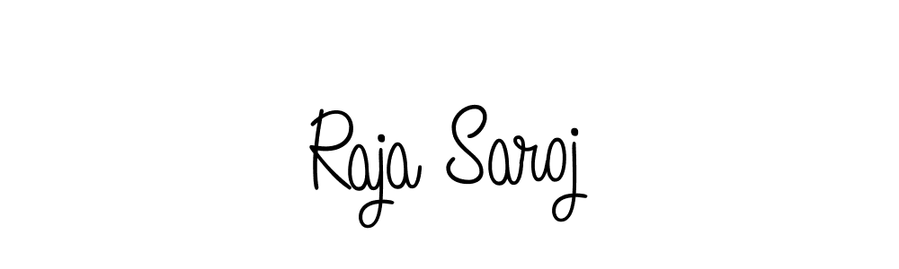 Make a beautiful signature design for name Raja Saroj. With this signature (Angelique-Rose-font-FFP) style, you can create a handwritten signature for free. Raja Saroj signature style 5 images and pictures png