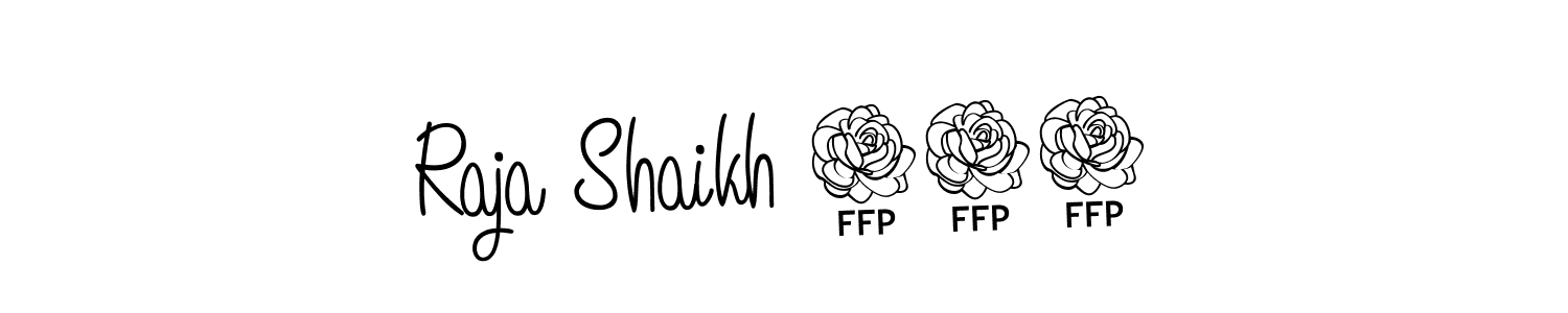 How to Draw Raja Shaikh 360 signature style? Angelique-Rose-font-FFP is a latest design signature styles for name Raja Shaikh 360. Raja Shaikh 360 signature style 5 images and pictures png