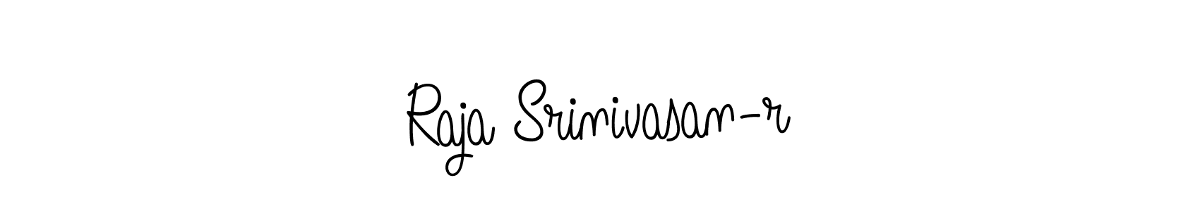 Make a beautiful signature design for name Raja Srinivasan-r. With this signature (Angelique-Rose-font-FFP) style, you can create a handwritten signature for free. Raja Srinivasan-r signature style 5 images and pictures png