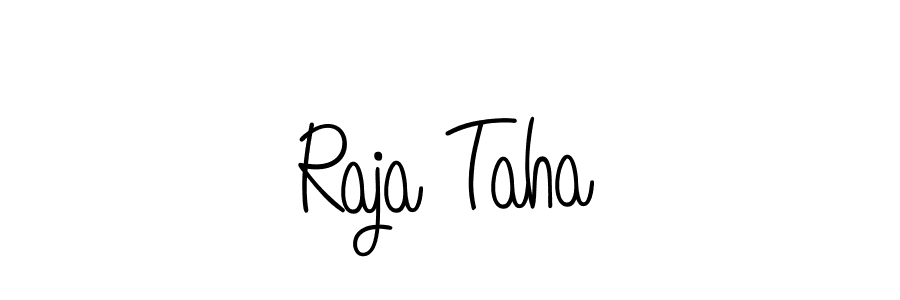 Make a beautiful signature design for name Raja Taha. Use this online signature maker to create a handwritten signature for free. Raja Taha signature style 5 images and pictures png