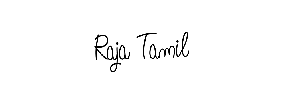 How to Draw Raja Tamil signature style? Angelique-Rose-font-FFP is a latest design signature styles for name Raja Tamil. Raja Tamil signature style 5 images and pictures png