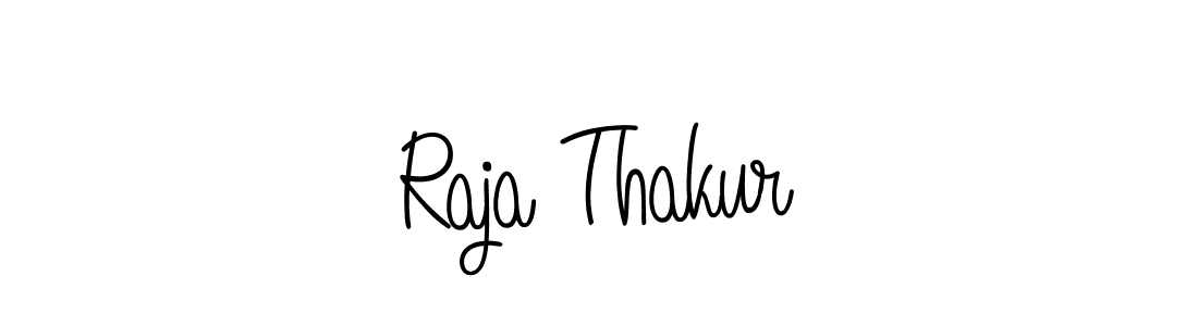 Create a beautiful signature design for name Raja Thakur. With this signature (Angelique-Rose-font-FFP) fonts, you can make a handwritten signature for free. Raja Thakur signature style 5 images and pictures png