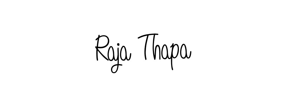 Once you've used our free online signature maker to create your best signature Angelique-Rose-font-FFP style, it's time to enjoy all of the benefits that Raja Thapa name signing documents. Raja Thapa signature style 5 images and pictures png