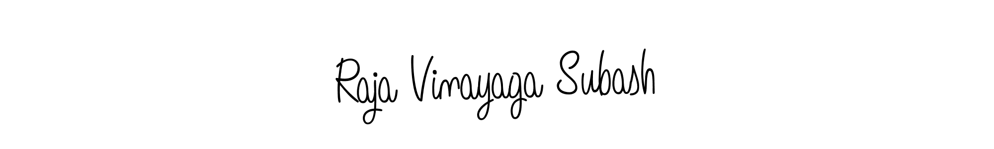 if you are searching for the best signature style for your name Raja Vinayaga Subash. so please give up your signature search. here we have designed multiple signature styles  using Angelique-Rose-font-FFP. Raja Vinayaga Subash signature style 5 images and pictures png