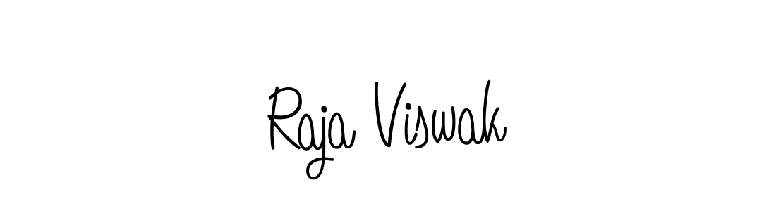 Create a beautiful signature design for name Raja Viswak. With this signature (Angelique-Rose-font-FFP) fonts, you can make a handwritten signature for free. Raja Viswak signature style 5 images and pictures png
