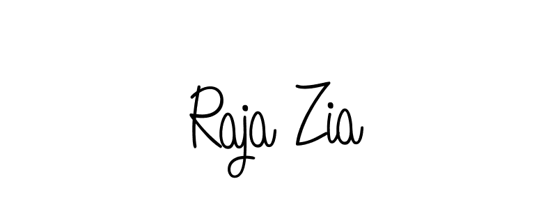 Make a beautiful signature design for name Raja Zia. With this signature (Angelique-Rose-font-FFP) style, you can create a handwritten signature for free. Raja Zia signature style 5 images and pictures png