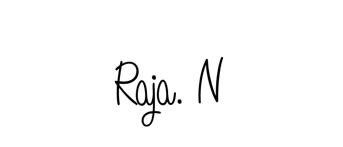 Also we have Raja. N name is the best signature style. Create professional handwritten signature collection using Angelique-Rose-font-FFP autograph style. Raja. N signature style 5 images and pictures png