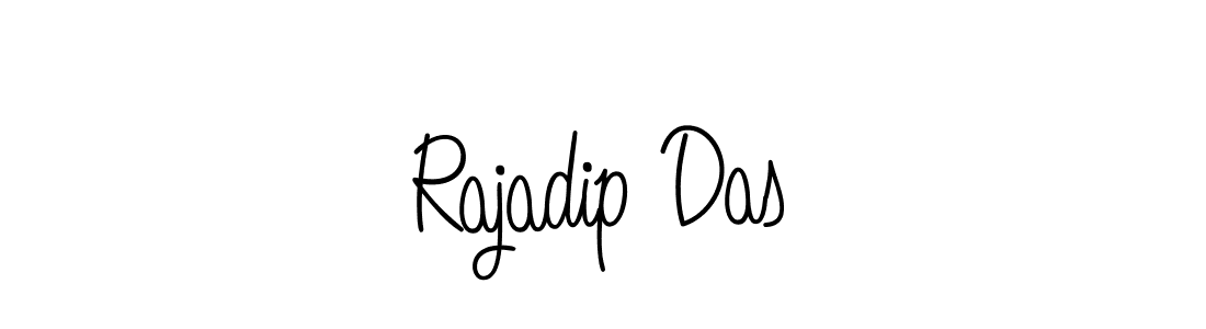 Use a signature maker to create a handwritten signature online. With this signature software, you can design (Angelique-Rose-font-FFP) your own signature for name Rajadip Das. Rajadip Das signature style 5 images and pictures png
