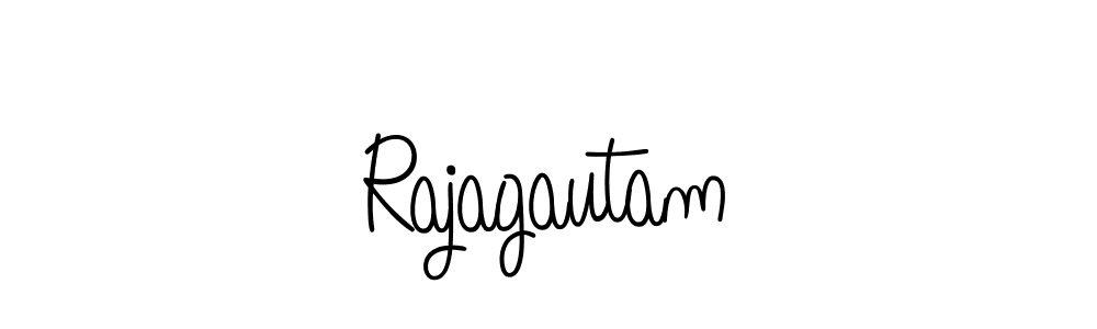 Make a beautiful signature design for name Rajagautam. With this signature (Angelique-Rose-font-FFP) style, you can create a handwritten signature for free. Rajagautam signature style 5 images and pictures png