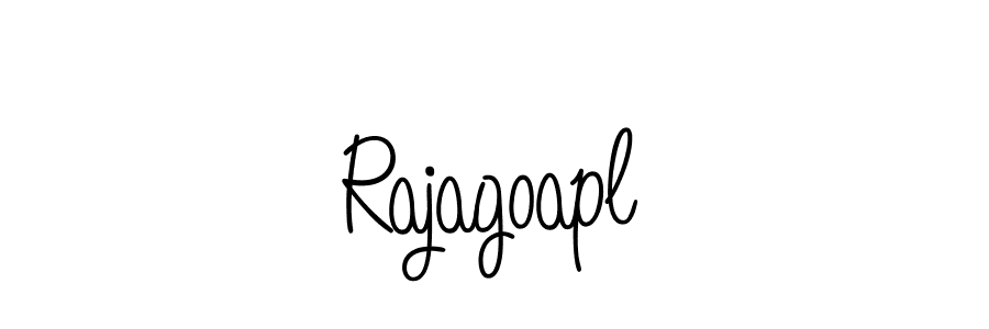 Use a signature maker to create a handwritten signature online. With this signature software, you can design (Angelique-Rose-font-FFP) your own signature for name Rajagoapl. Rajagoapl signature style 5 images and pictures png