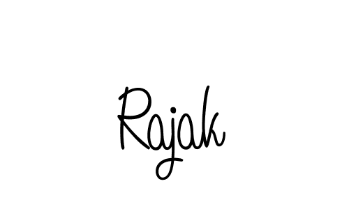 Design your own signature with our free online signature maker. With this signature software, you can create a handwritten (Angelique-Rose-font-FFP) signature for name Rajak. Rajak signature style 5 images and pictures png