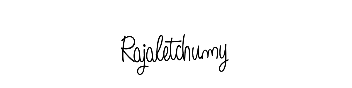 How to Draw Rajaletchumy signature style? Angelique-Rose-font-FFP is a latest design signature styles for name Rajaletchumy. Rajaletchumy signature style 5 images and pictures png