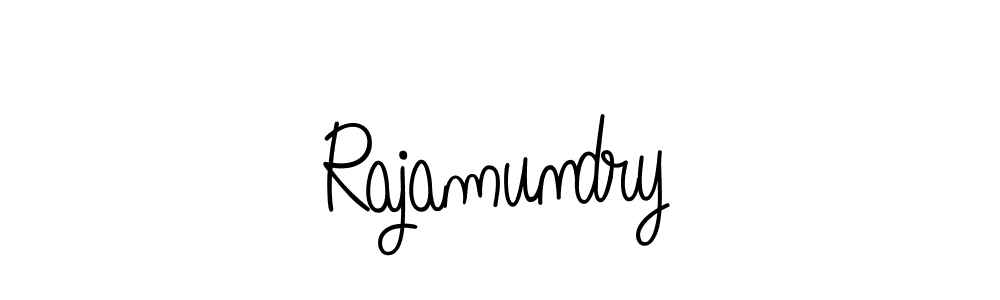 Make a beautiful signature design for name Rajamundry. With this signature (Angelique-Rose-font-FFP) style, you can create a handwritten signature for free. Rajamundry signature style 5 images and pictures png