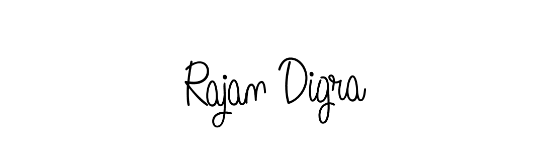 Rajan Digra stylish signature style. Best Handwritten Sign (Angelique-Rose-font-FFP) for my name. Handwritten Signature Collection Ideas for my name Rajan Digra. Rajan Digra signature style 5 images and pictures png