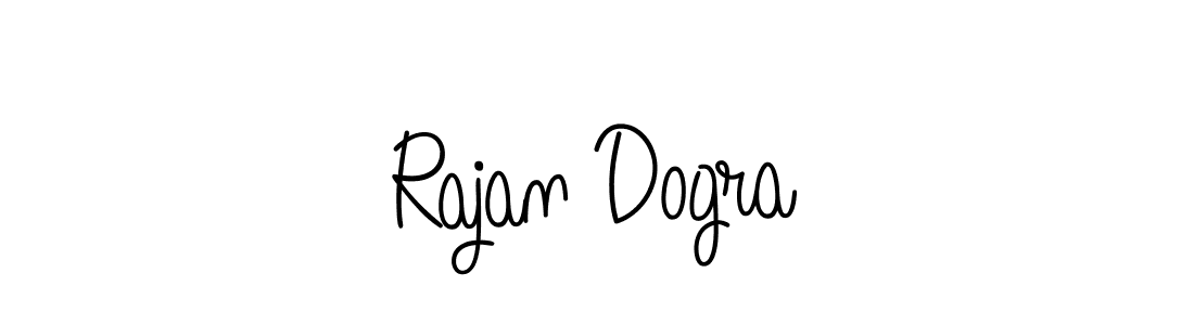 Use a signature maker to create a handwritten signature online. With this signature software, you can design (Angelique-Rose-font-FFP) your own signature for name Rajan Dogra. Rajan Dogra signature style 5 images and pictures png