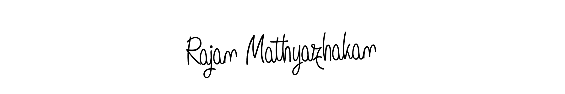 It looks lik you need a new signature style for name Rajan Mathyazhakan. Design unique handwritten (Angelique-Rose-font-FFP) signature with our free signature maker in just a few clicks. Rajan Mathyazhakan signature style 5 images and pictures png