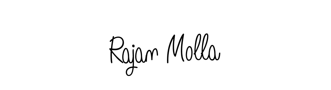 It looks lik you need a new signature style for name Rajan Molla. Design unique handwritten (Angelique-Rose-font-FFP) signature with our free signature maker in just a few clicks. Rajan Molla signature style 5 images and pictures png