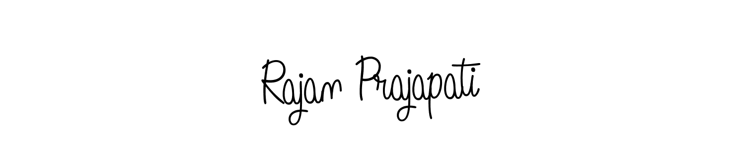 You can use this online signature creator to create a handwritten signature for the name Rajan Prajapati. This is the best online autograph maker. Rajan Prajapati signature style 5 images and pictures png