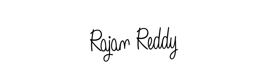 Create a beautiful signature design for name Rajan Reddy. With this signature (Angelique-Rose-font-FFP) fonts, you can make a handwritten signature for free. Rajan Reddy signature style 5 images and pictures png