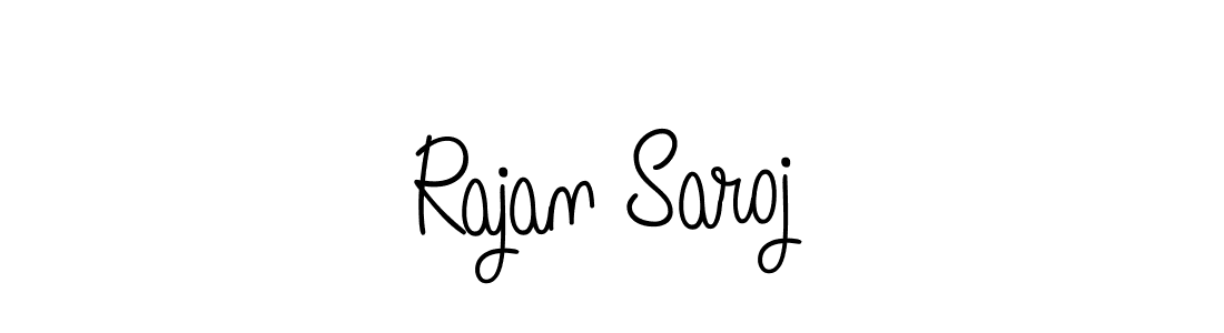 Best and Professional Signature Style for Rajan Saroj. Angelique-Rose-font-FFP Best Signature Style Collection. Rajan Saroj signature style 5 images and pictures png